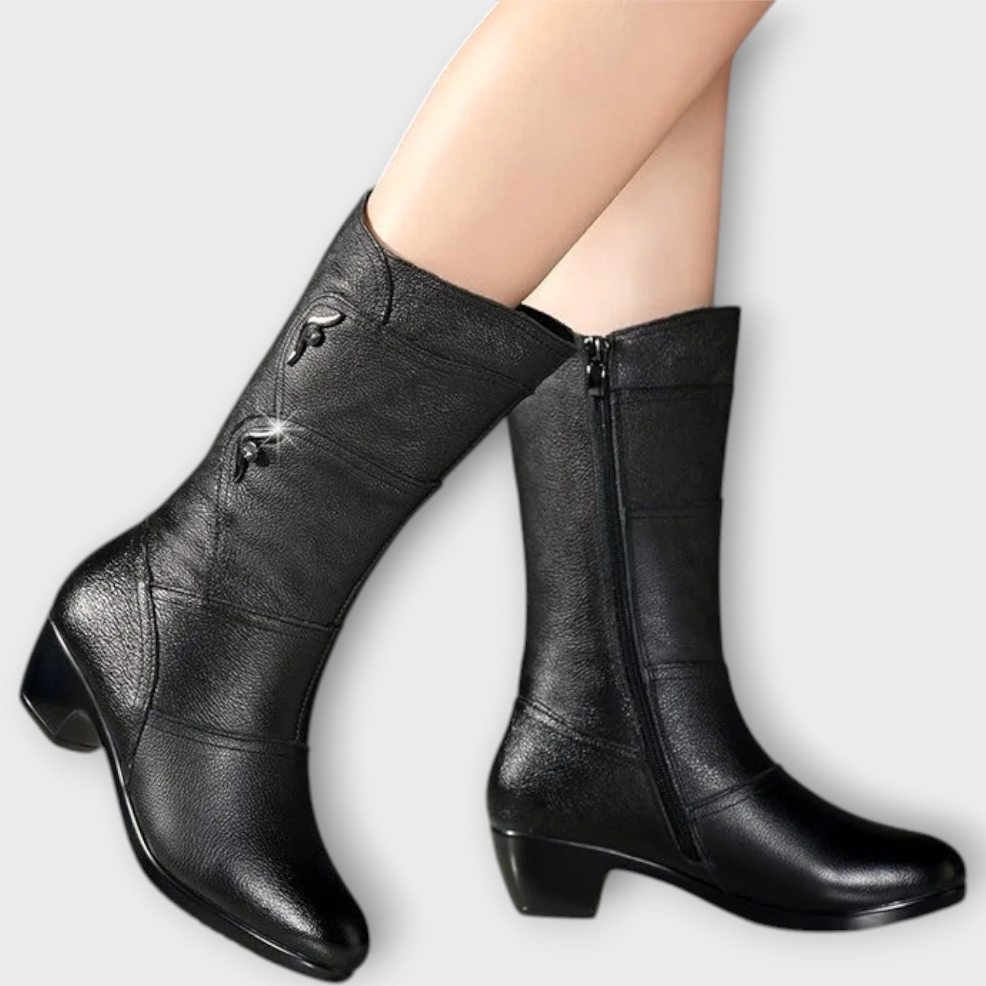 Botas con diseño elegante y ajuste cómodo LuvaModa