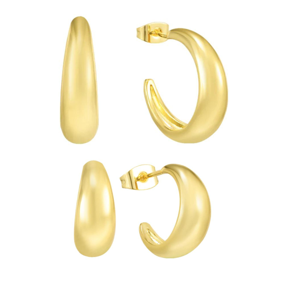 Pendientes de aro LuvaModa