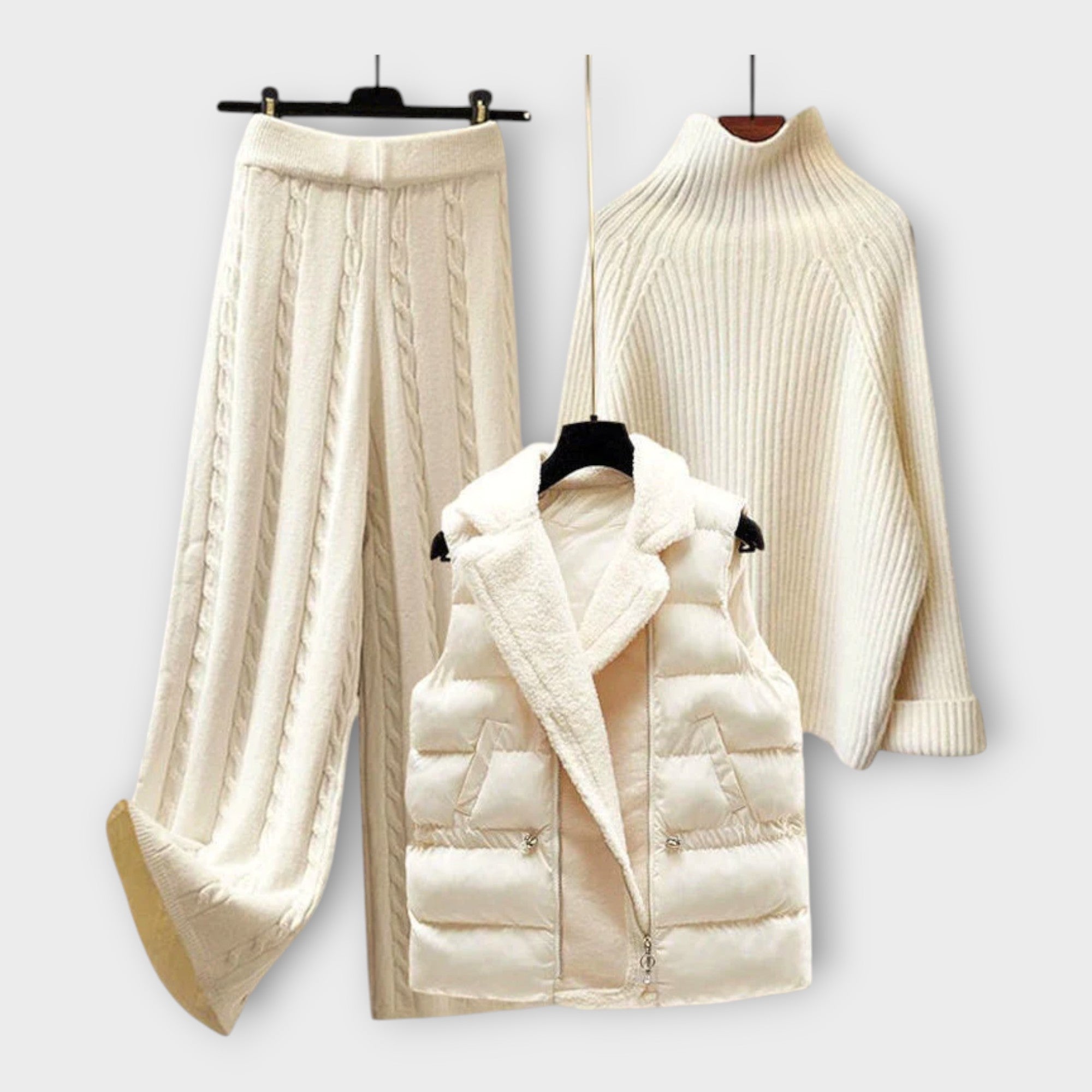 Conjunto con Zhivago, pantalón y chaleco sin mangas LuvaModa