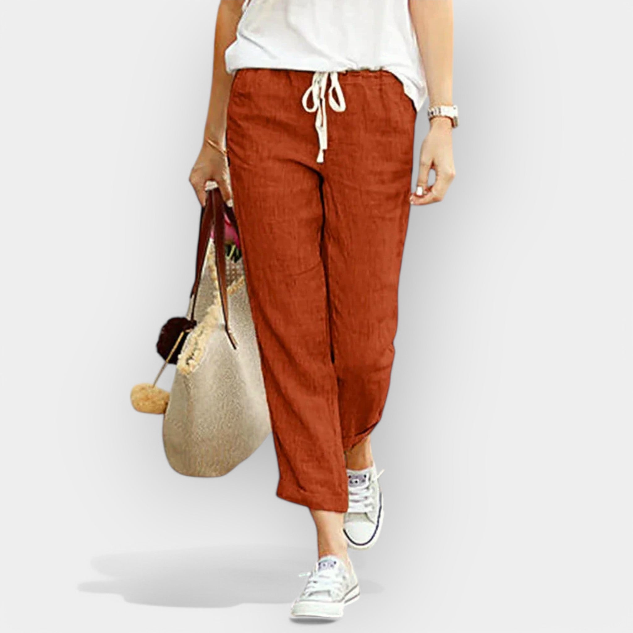 Pantalones ligeros de algodón LuvaModa