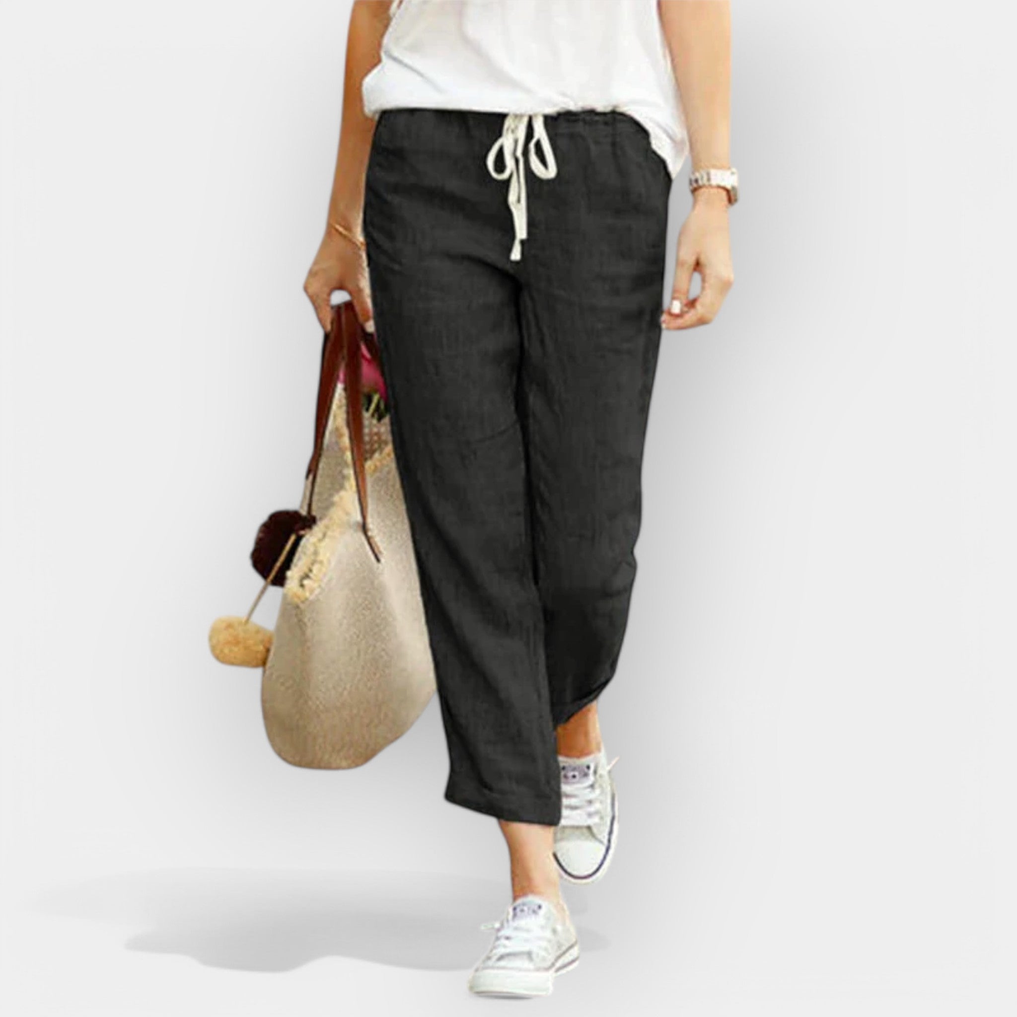 Pantalones ligeros de algodón LuvaModa