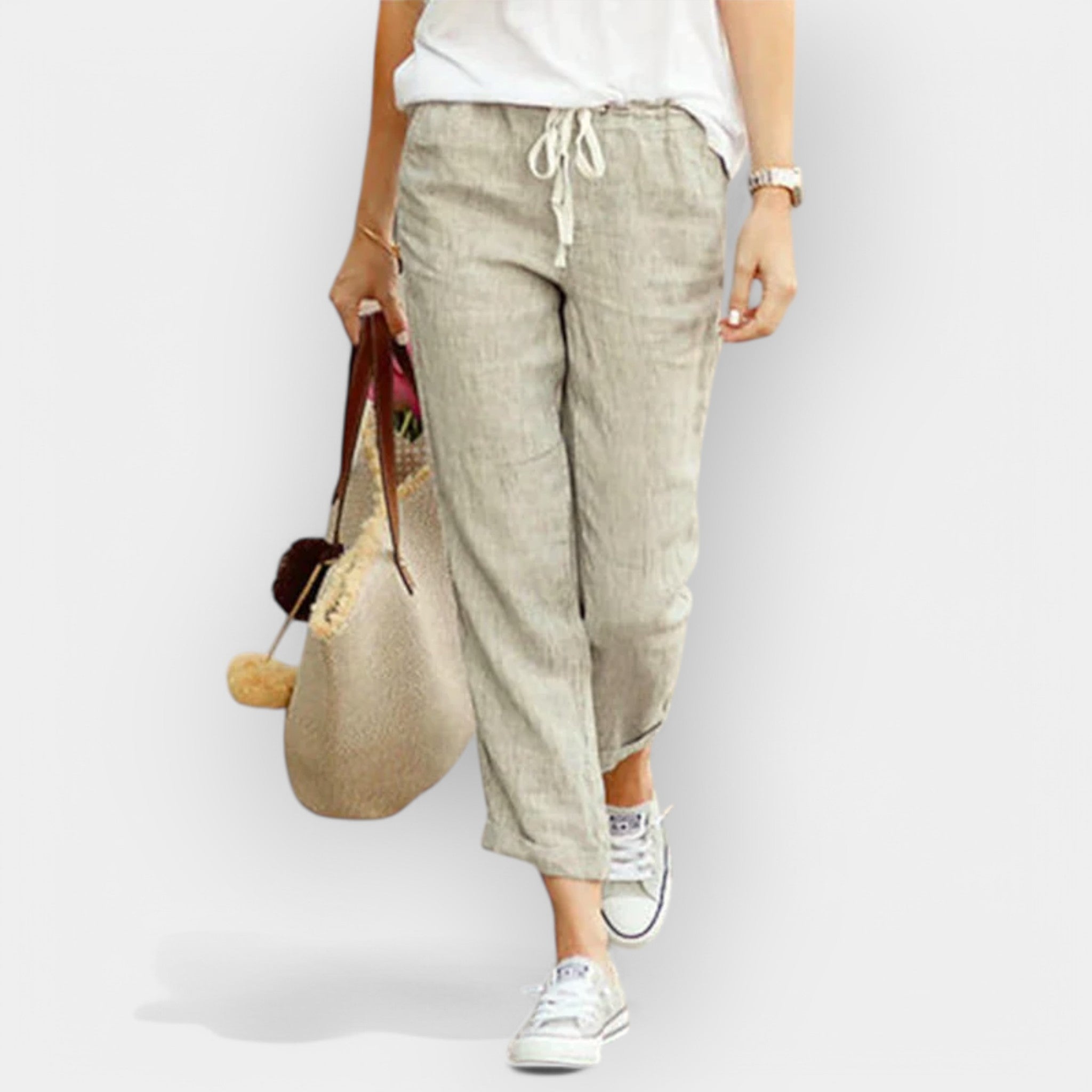 Pantalones ligeros de algodón LuvaModa