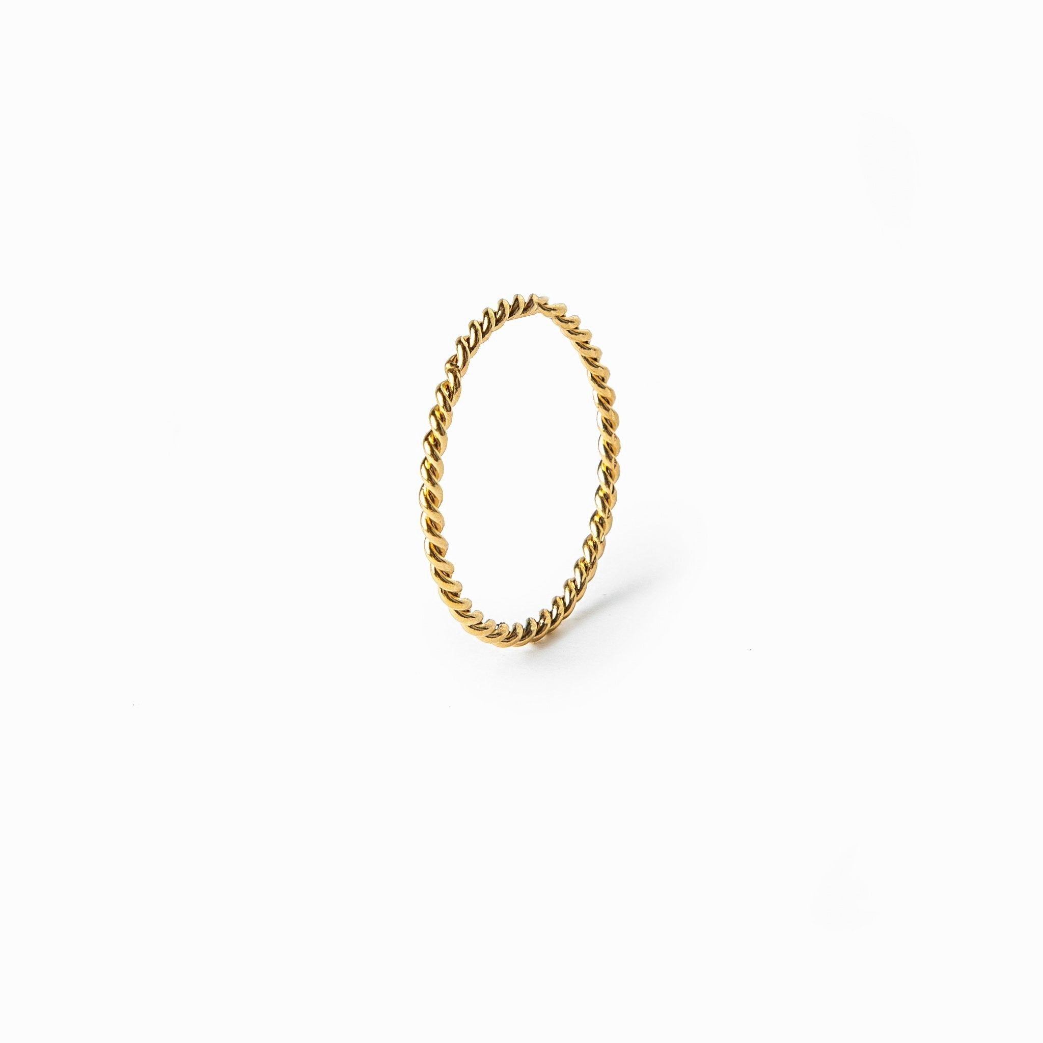 Anillo de cuerda retorcida LuvaModa