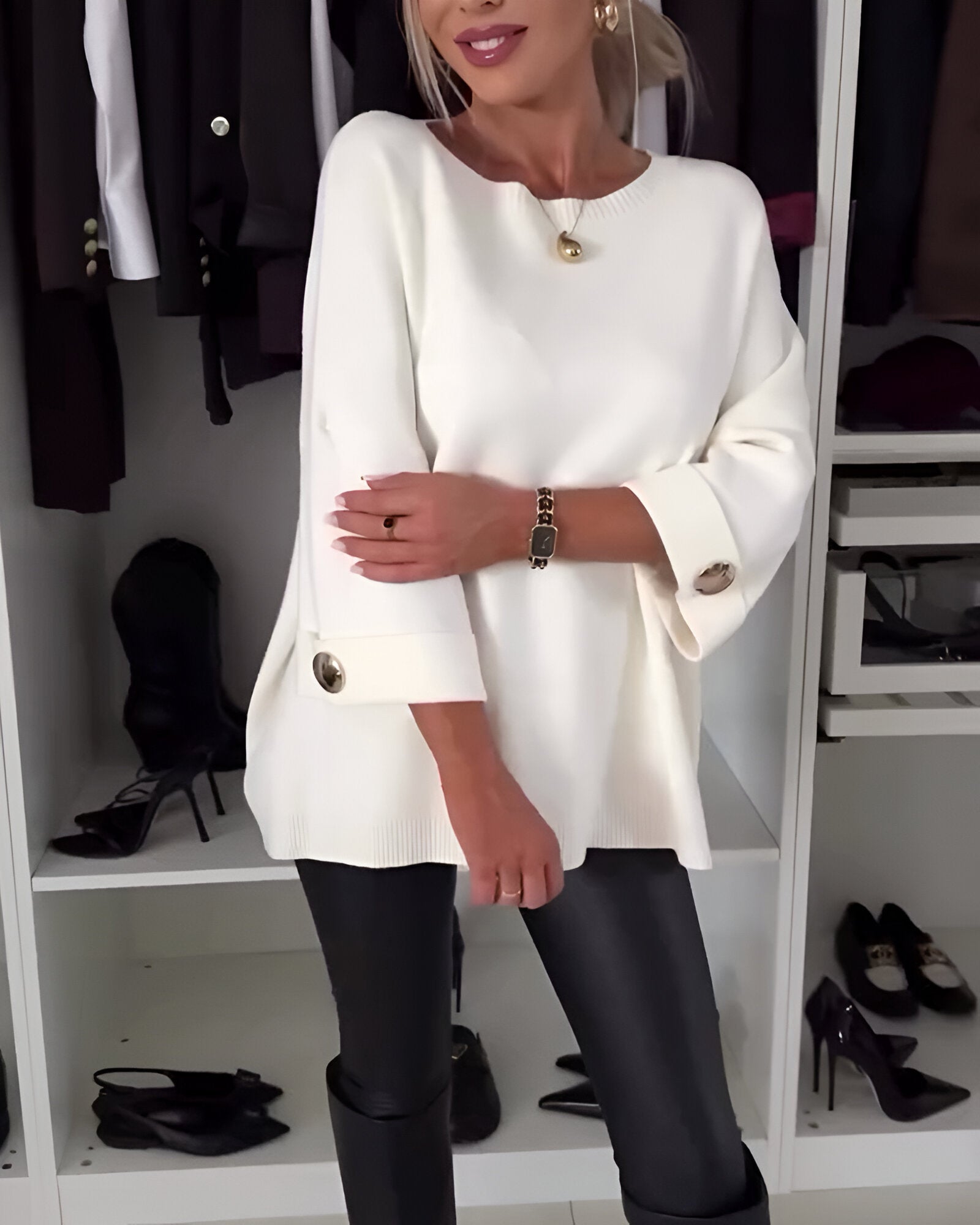 Janelle – Suéter informal con estilo Luvamoda