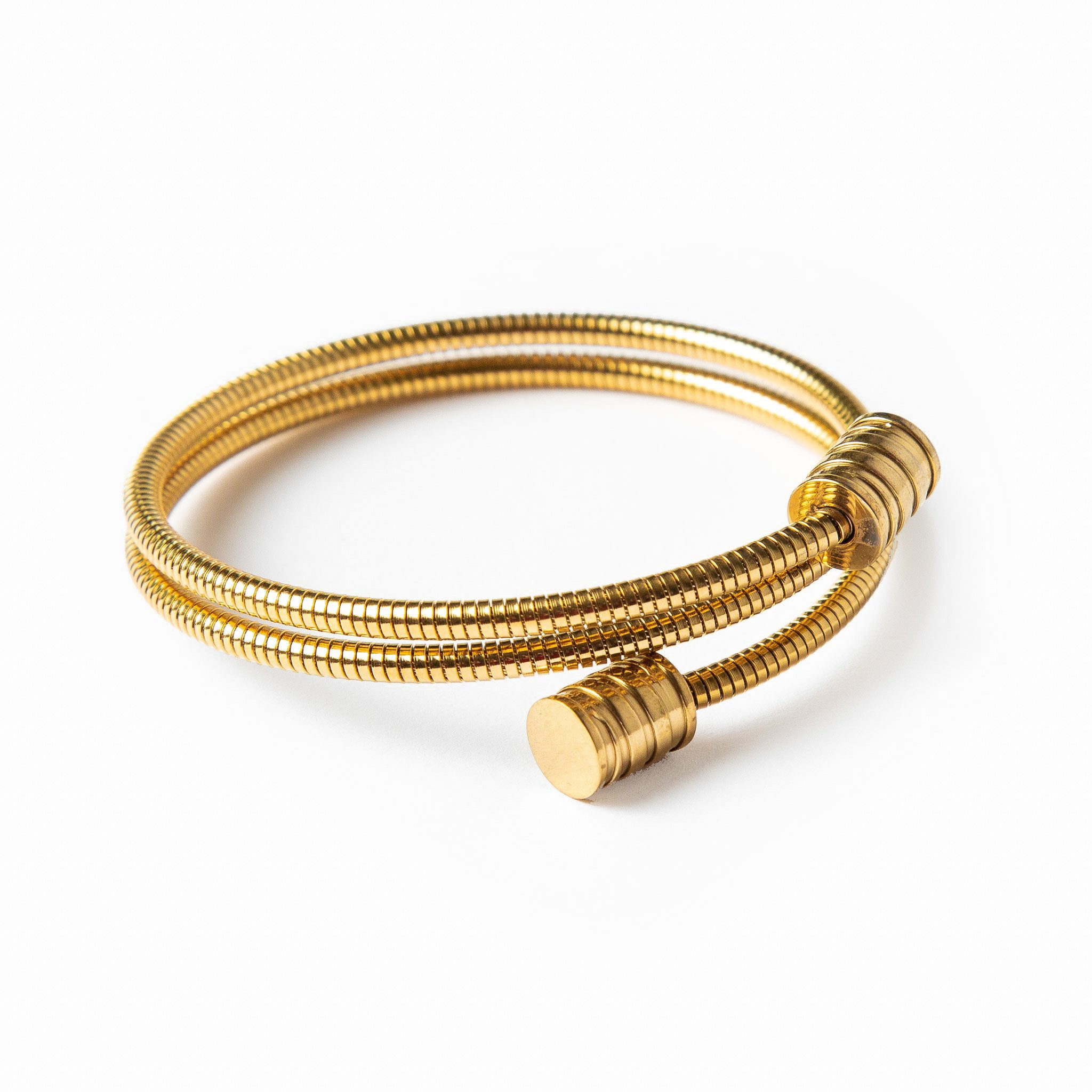Pulsera Twister de oro LuvaModa