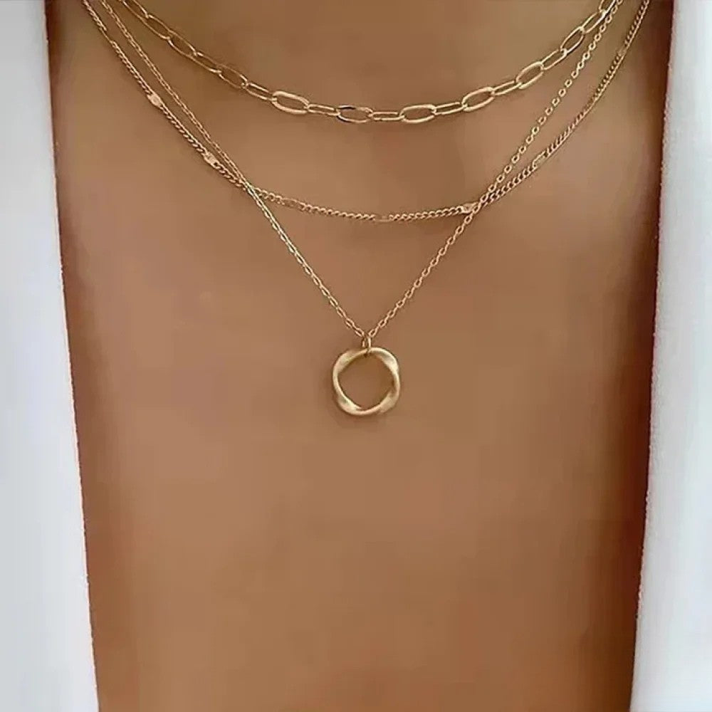 Collar retro Capa de Oro LuvaModa