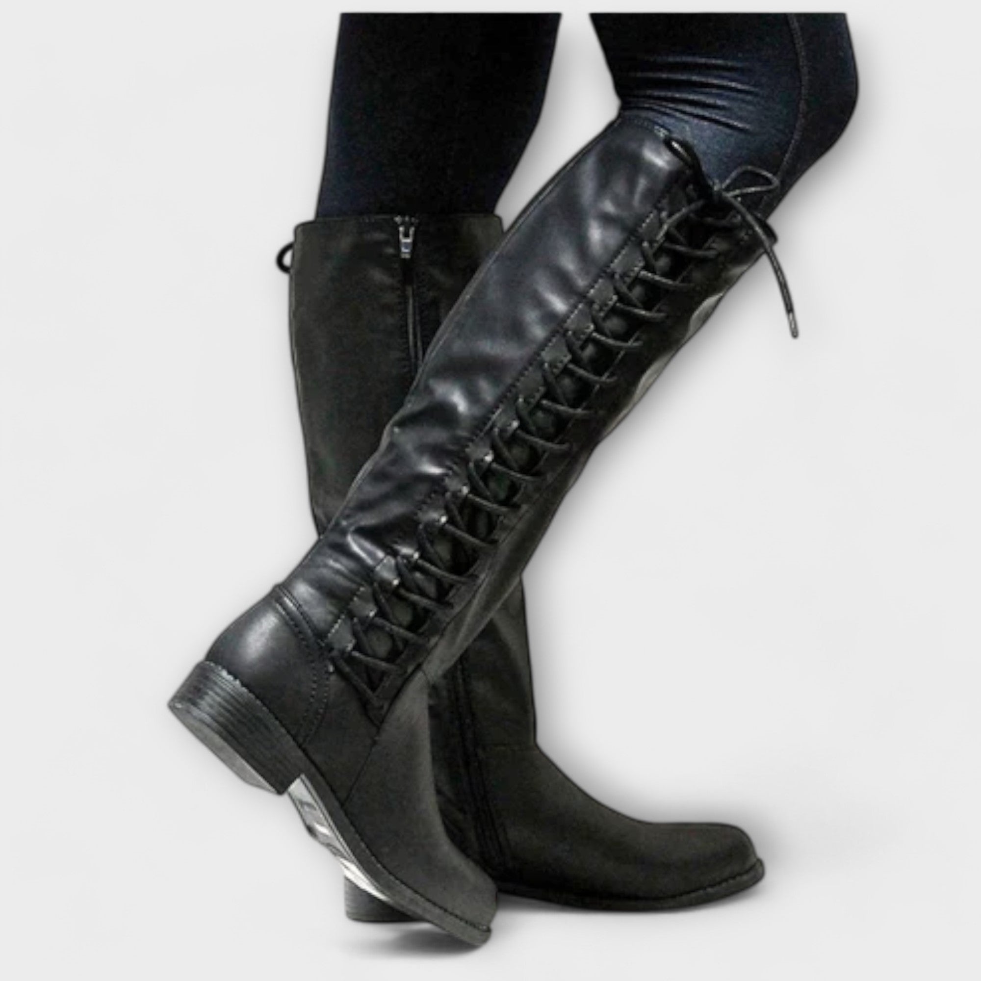 Botas elegantes con cordones LuvaModa