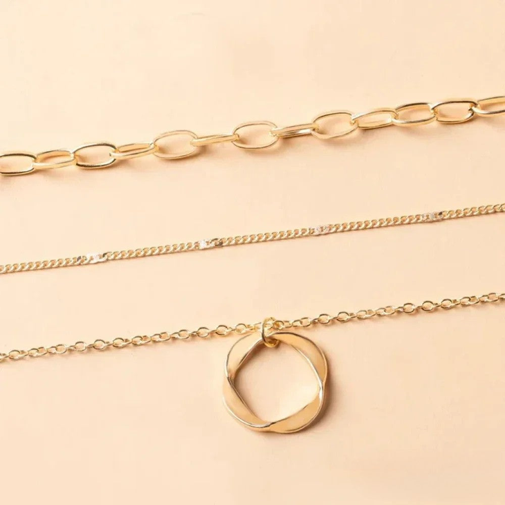 Collar retro Capa de Oro LuvaModa