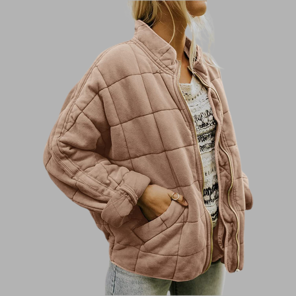 Chaqueta acolchada elegante y cómoda. Luvamoda