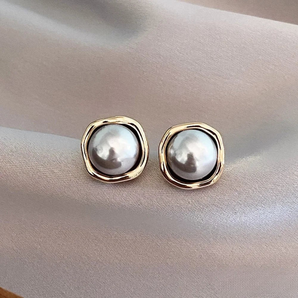 Elegantes pendientes negros LuvaModa