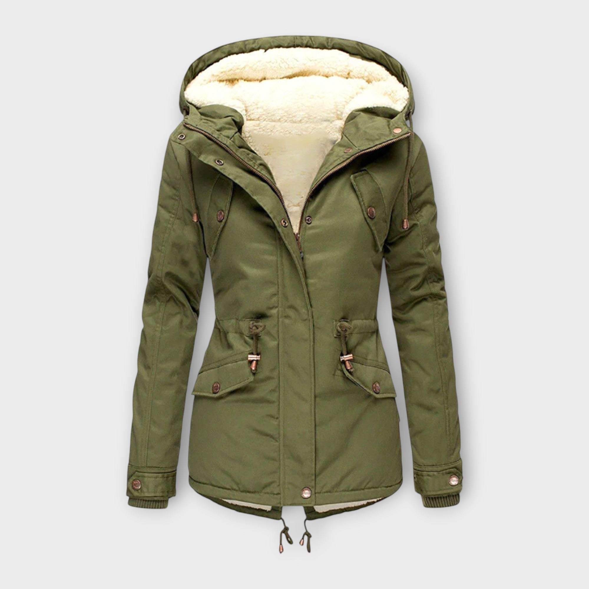 Mori - Chaqueta de invierno impermeable y acolchada Luvamoda