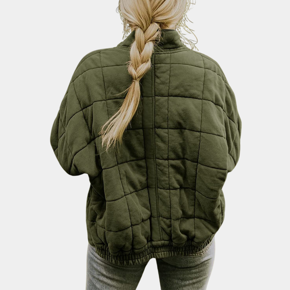 Chaqueta acolchada elegante y cómoda. Luvamoda