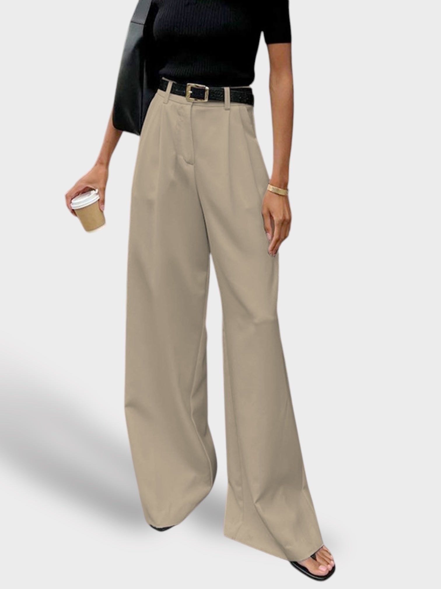 Iris | Pantalones anchos lisos LuvaModa