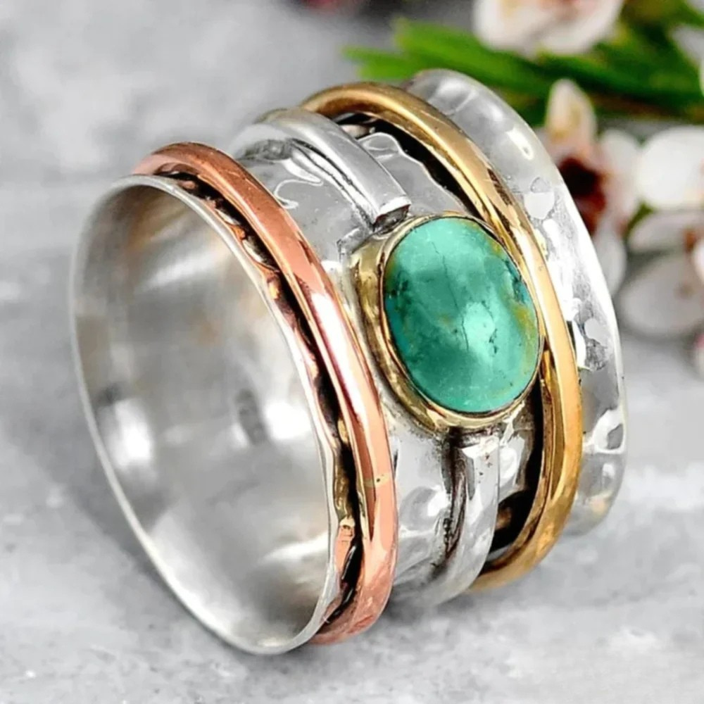 Anillo vintage de oro y plata LuvaModa