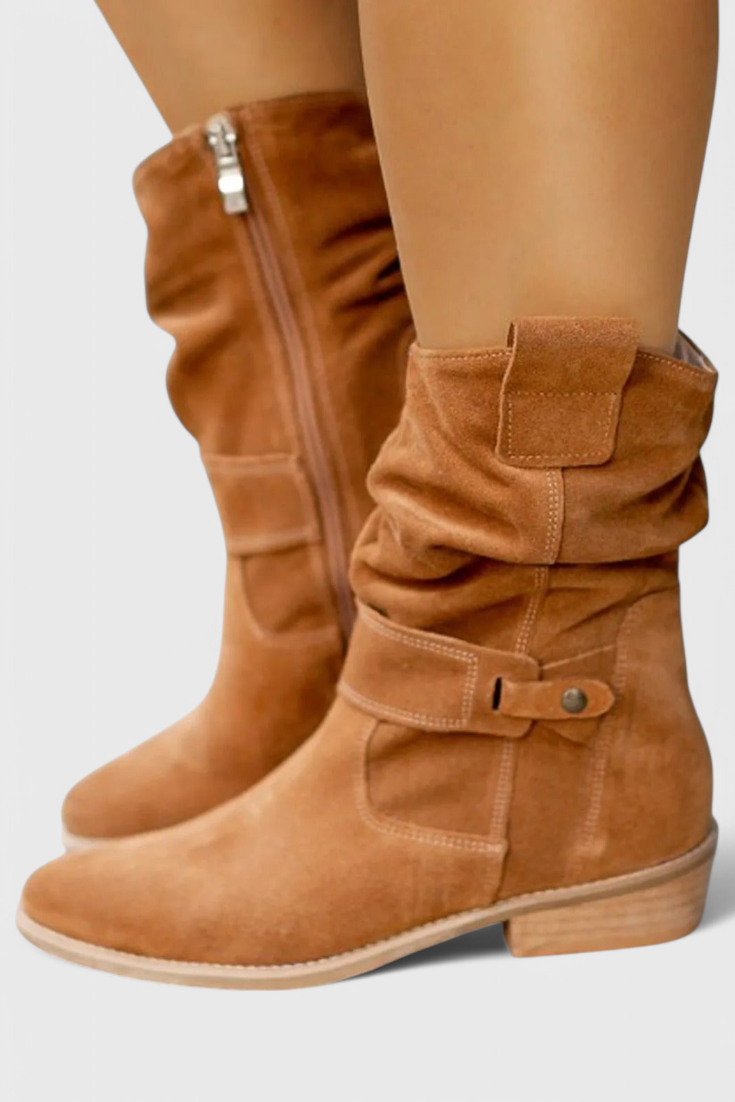 Aira - Botines clásicos de ante LuvaModa