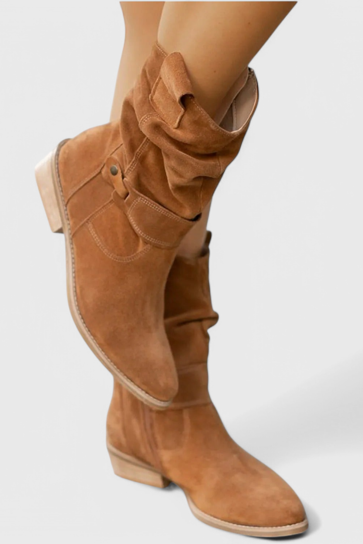 Aira - Botines clásicos de ante LuvaModa