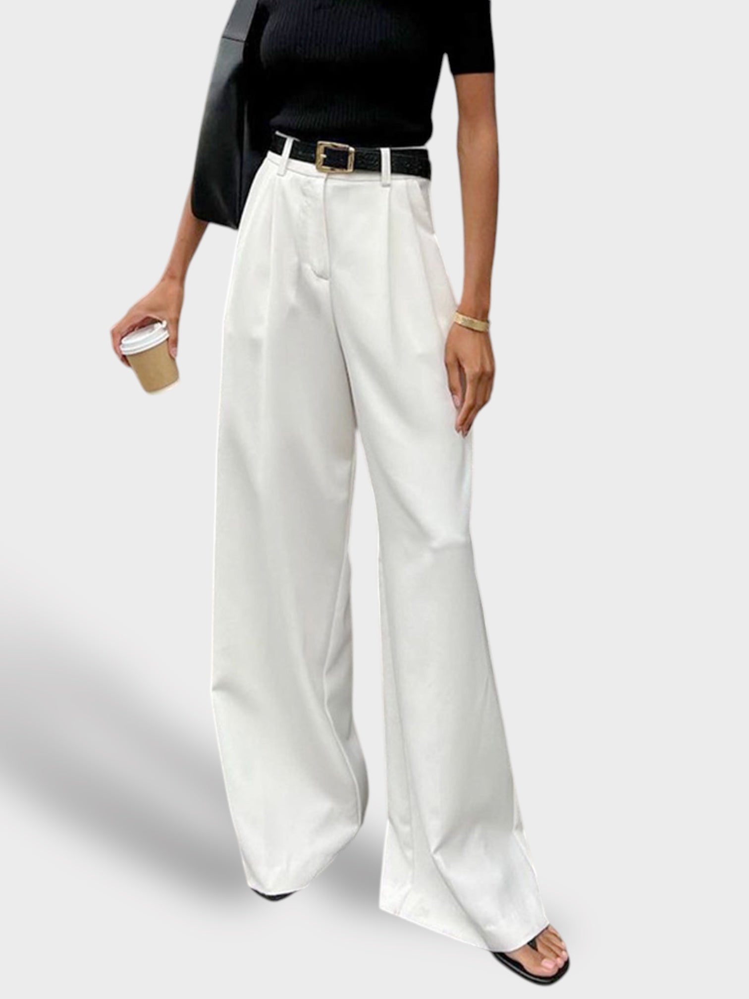 Iris | Pantalones anchos lisos LuvaModa