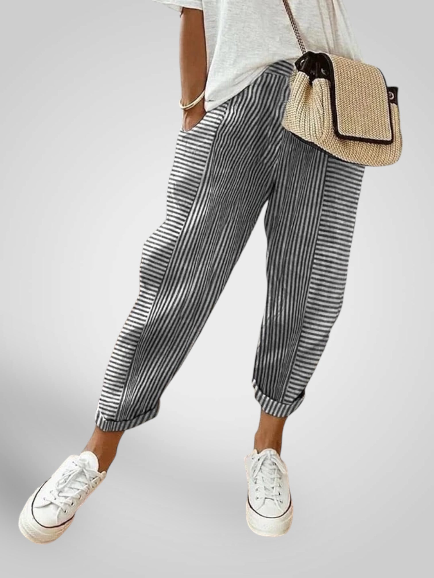 Rory | Pantalones cómodos a rayas LuvaModa