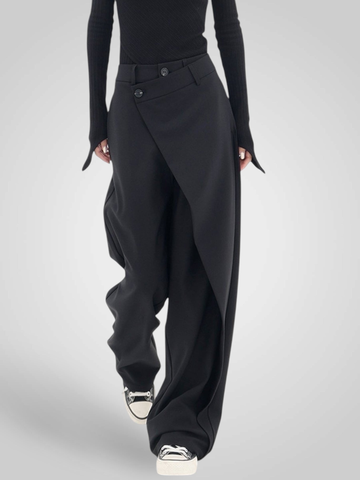 Aimee | Pantalones asimétricos de capas LuvaModa