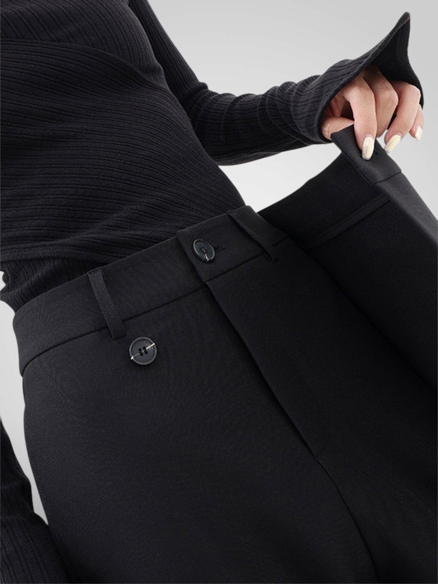 Aimee | Pantalones asimétricos de capas LuvaModa