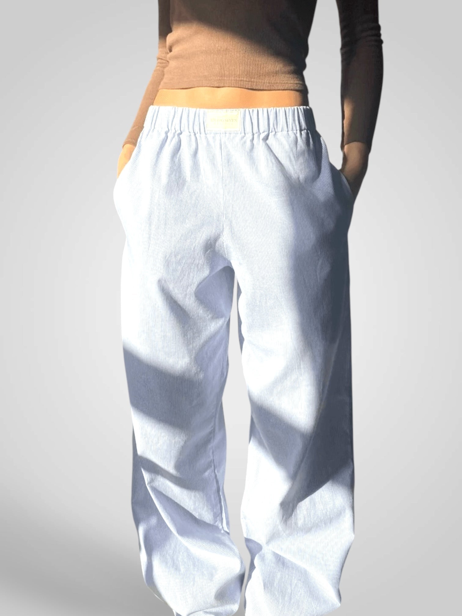 Bella | Pantalones de estar por casa para mujer - Cintura elástica LuvaModa