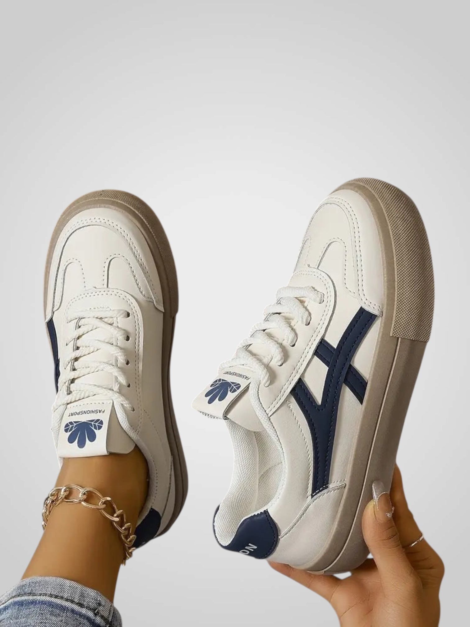 Lucy | Zapatillas cómodas de suela gruesa para mujer LuvaModa