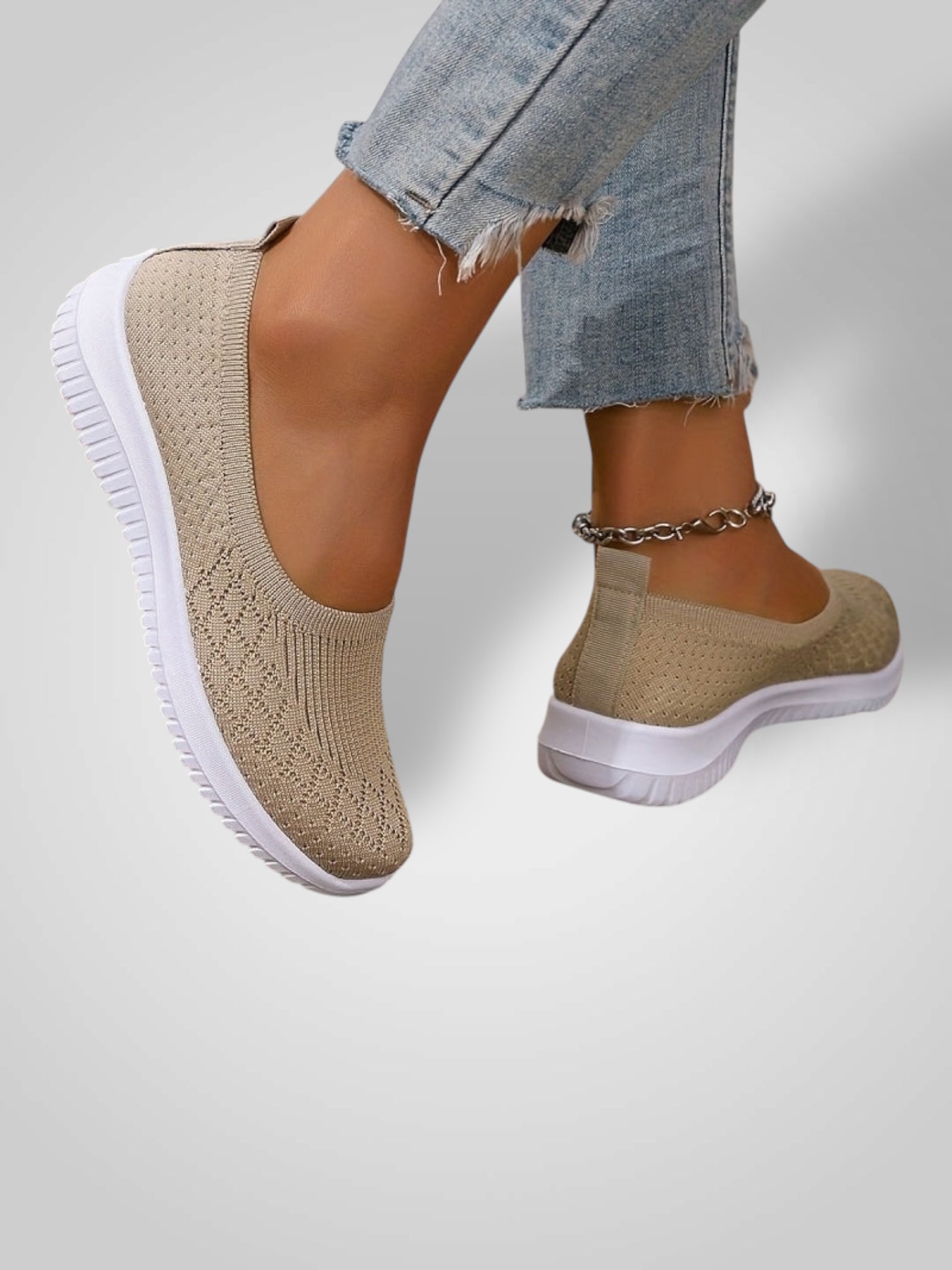 Sofina | Zapatillas transpirables sin cordones para mujer LuvaModa