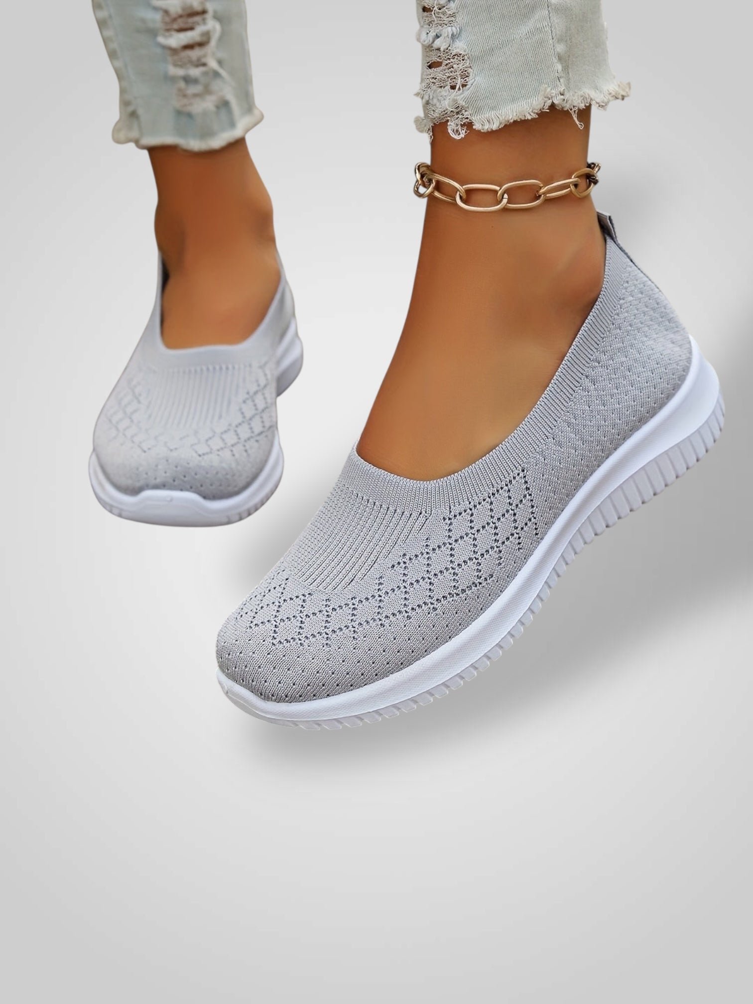 Sofina | Zapatillas transpirables sin cordones para mujer LuvaModa