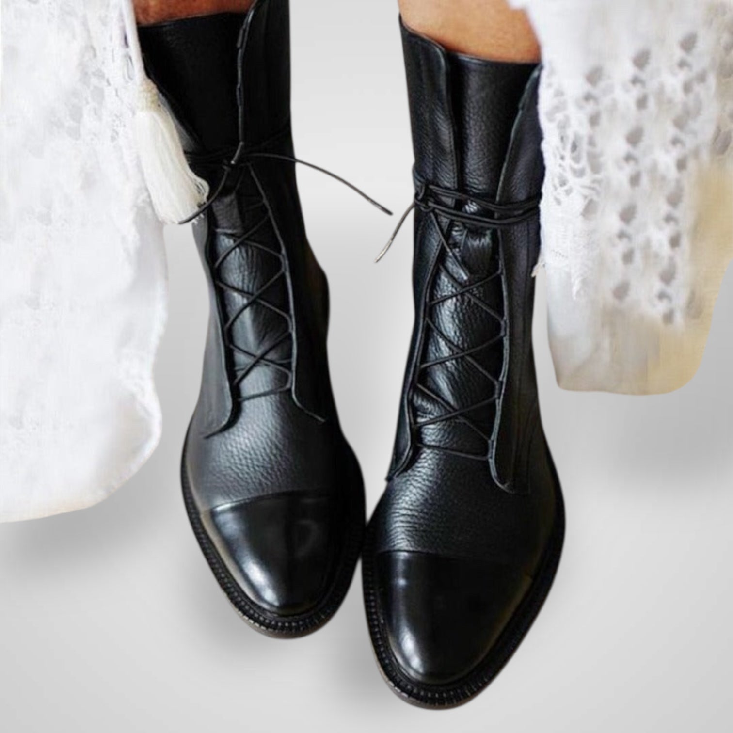 Viji | Botines elegantes de piel sin animales para mujer LuvaModa