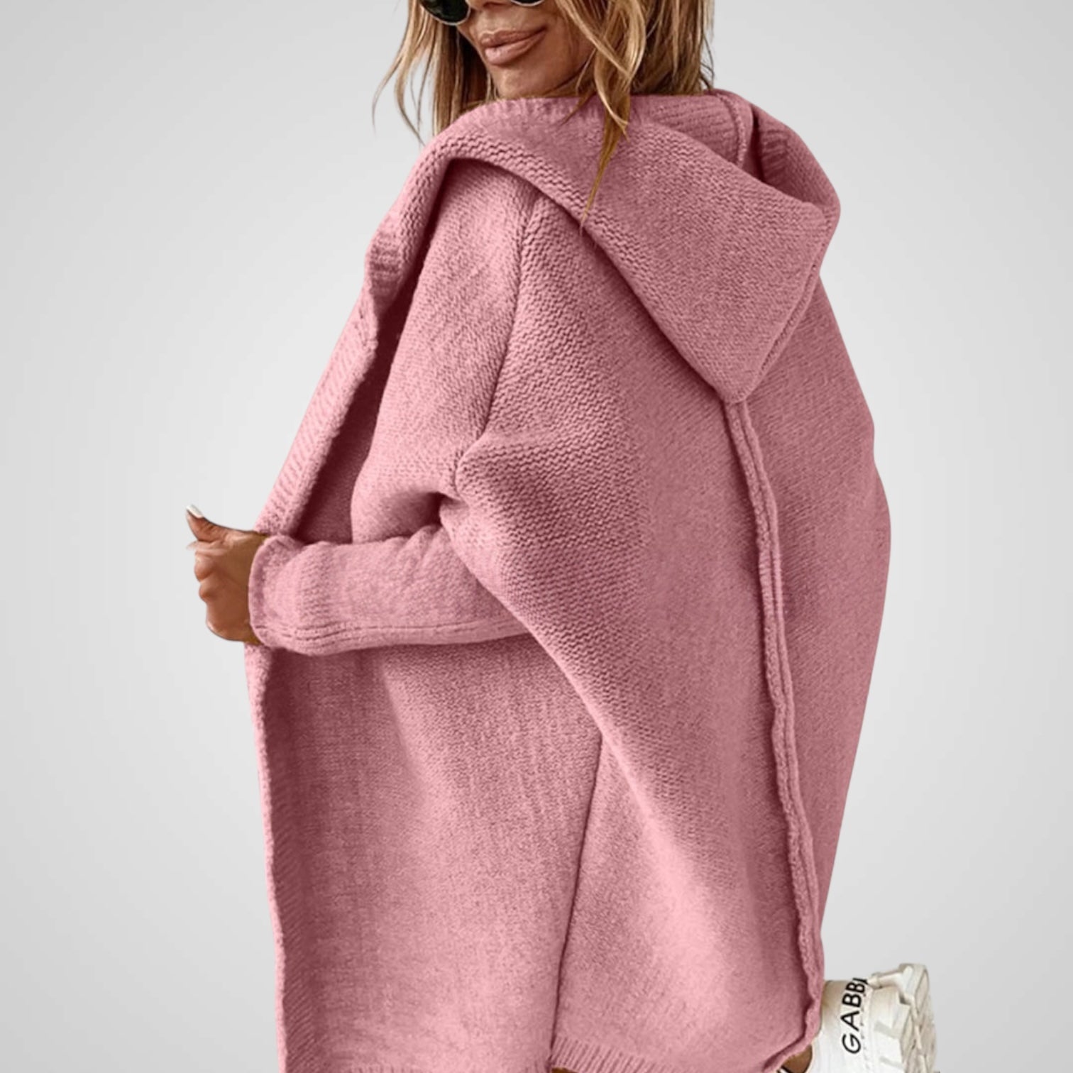 Savaya | Abrigo de punto con capucha para mujer Luvamoda