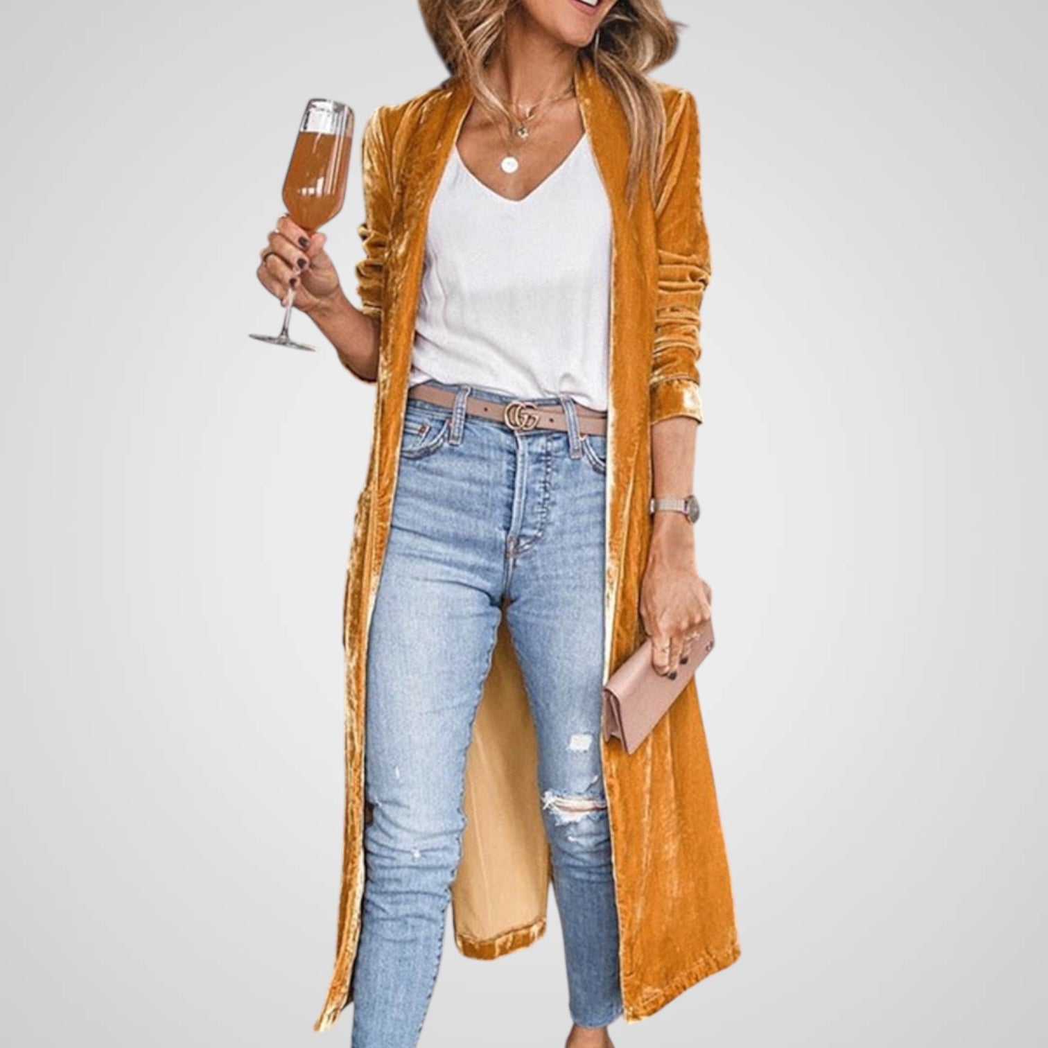 Amanda | Chaqueta larga para mujer Luvamoda