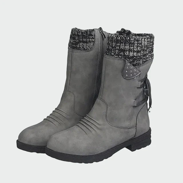 Botines de ante con estilo LuvaModa