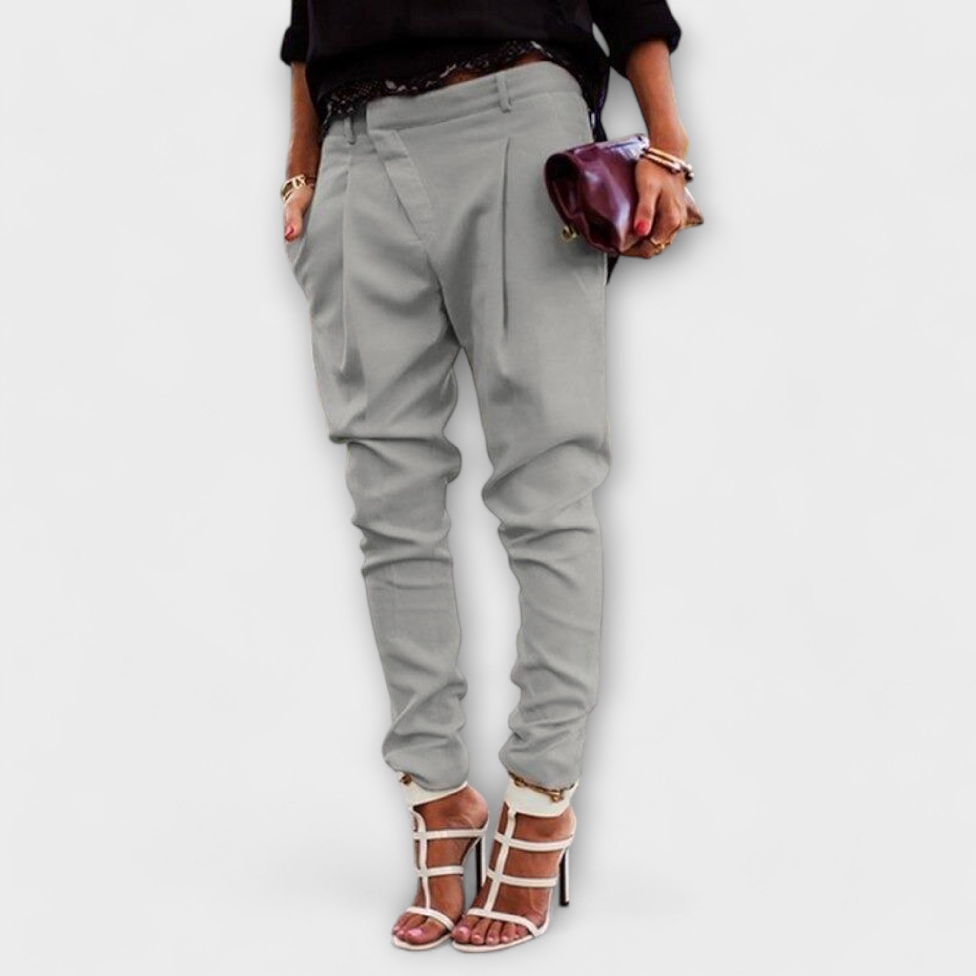 Pantalones de cintura alta LuvaModa