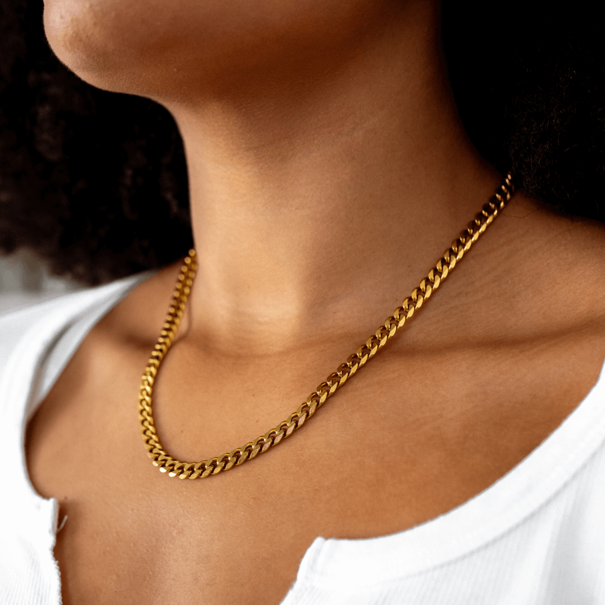 Cadena de oro estilo cubano LuvaModa