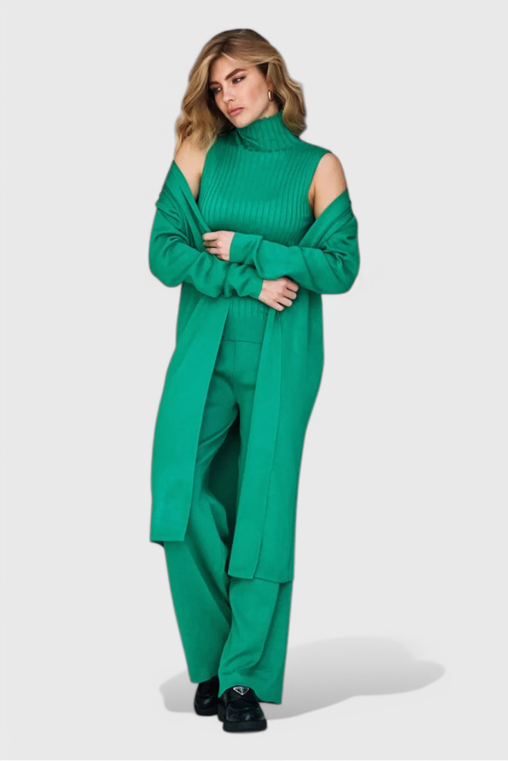 Conjunto de tres piezas de punto Mahalia LuvaModa