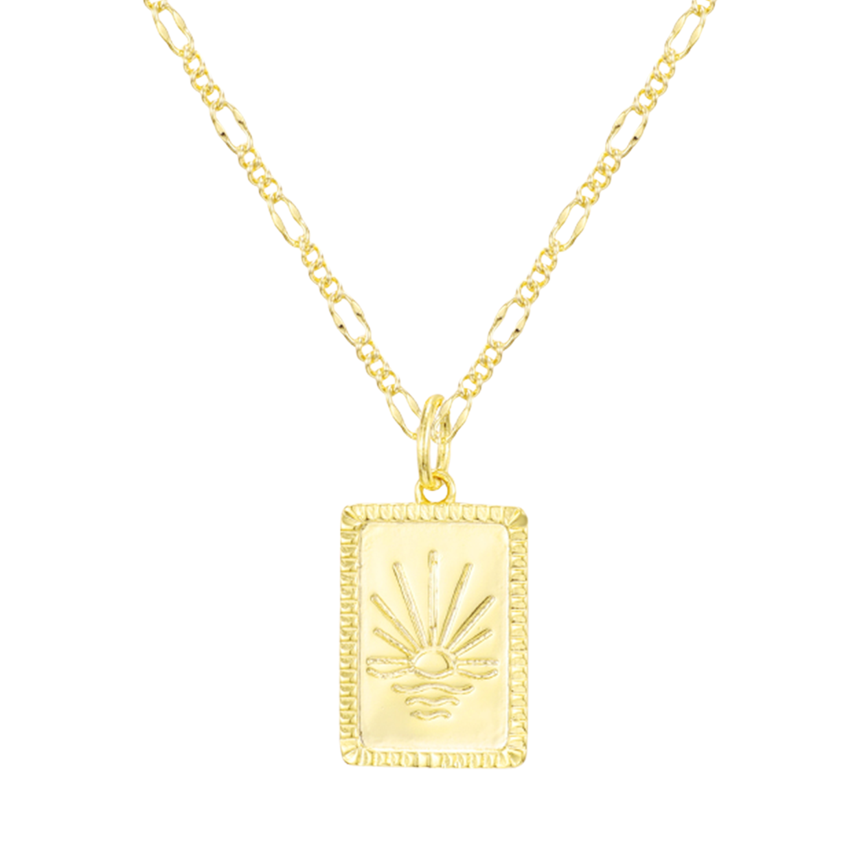 Collar con patrón de sol LuvaModa