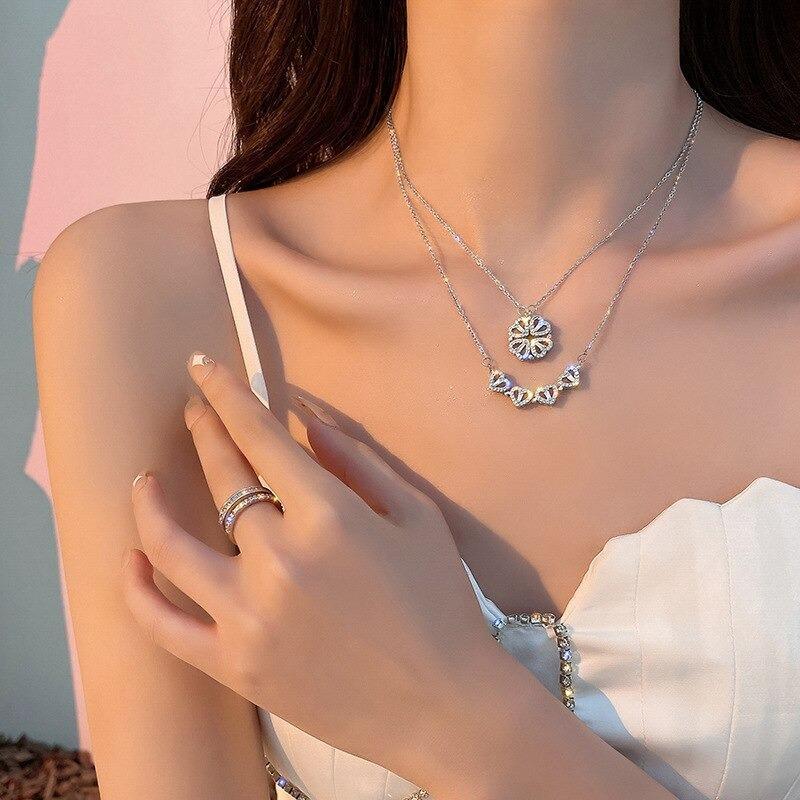 collar de trébol LuvaModa