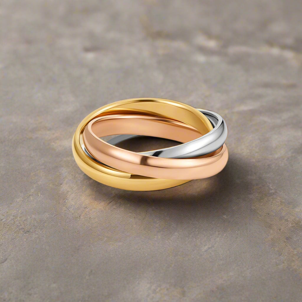Anillo de bucle tricolor LuvaModa