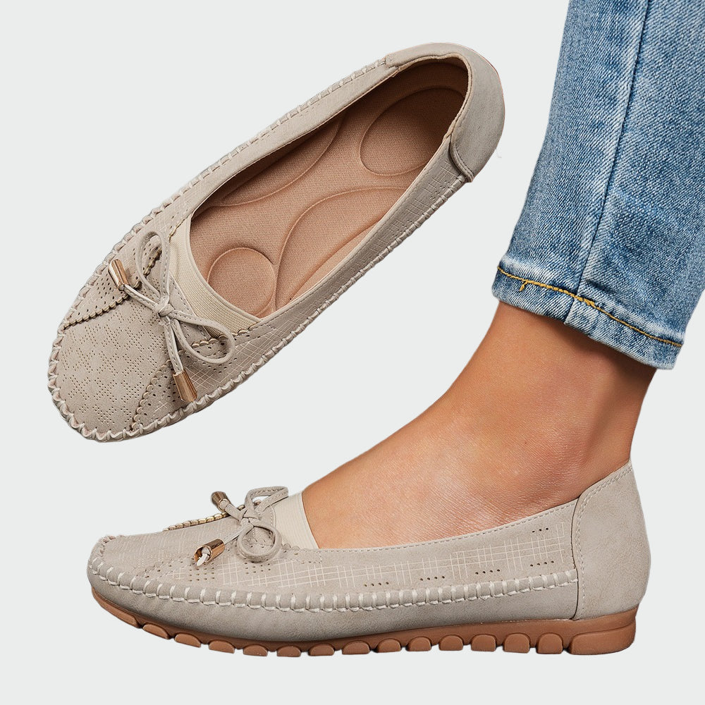 Zapatos cómodos sin cordones con suela ortopédica LuvaModa