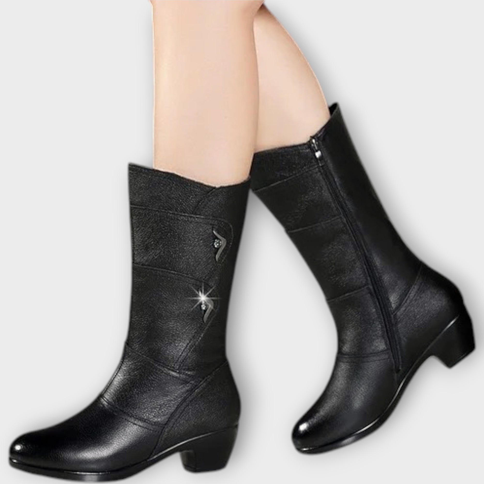 Botas con diseño elegante y ajuste cómodo LuvaModa