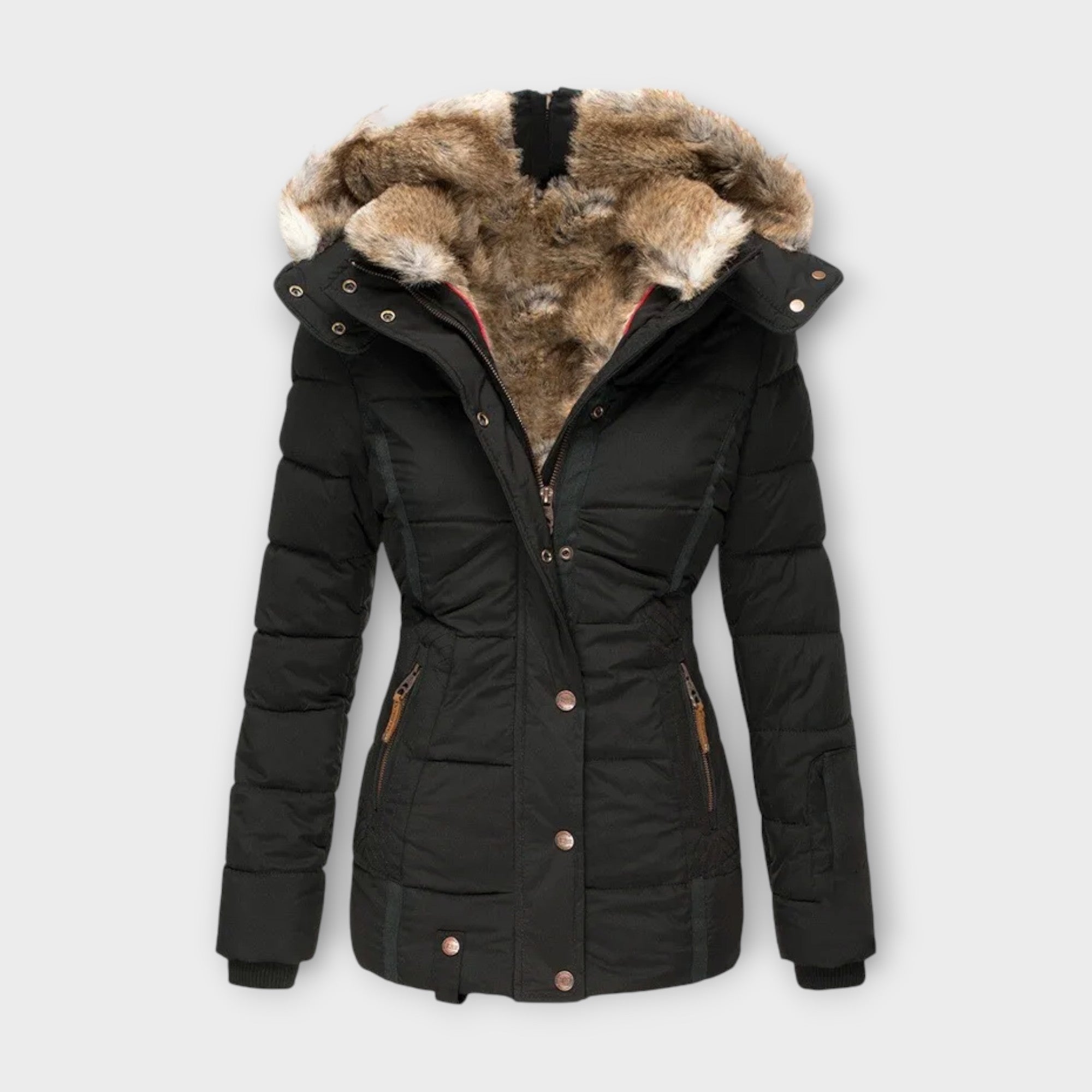 Emine - Chaqueta de cuero cómoda Luvamoda