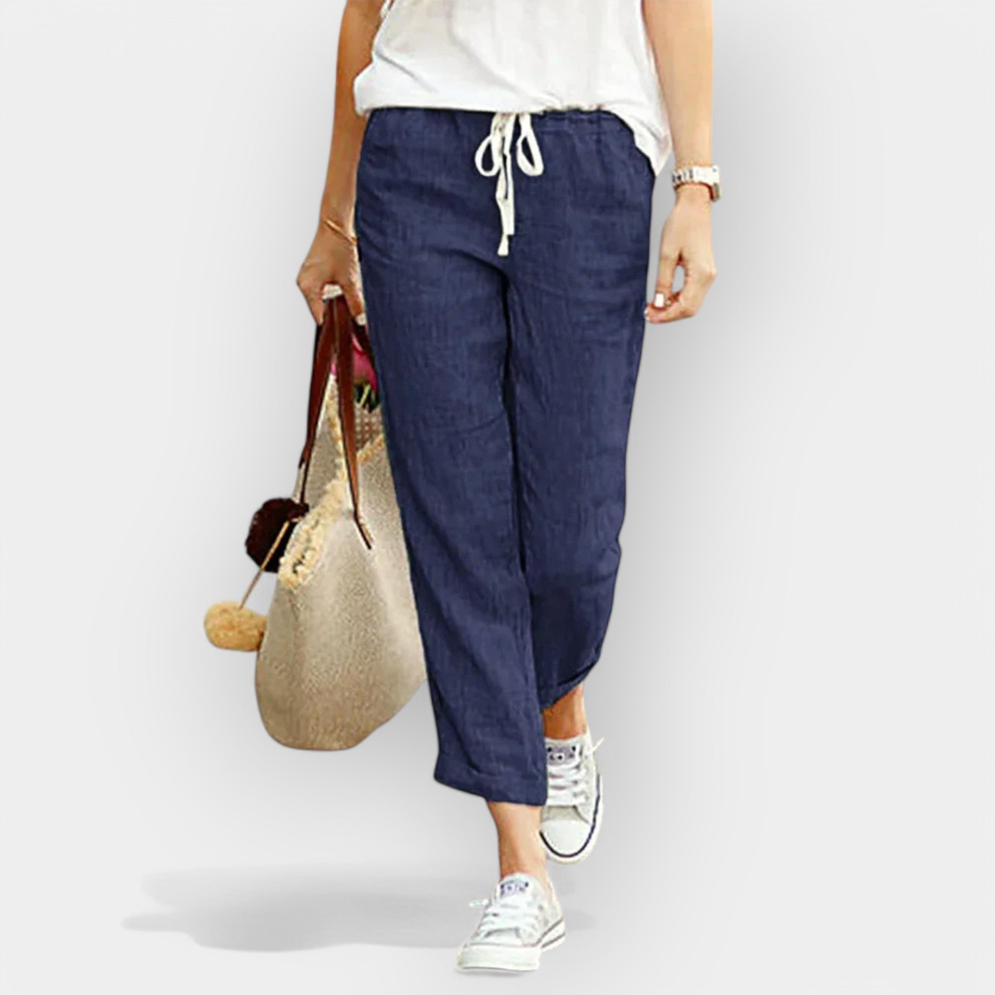 Pantalones ligeros de algodón LuvaModa